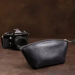 Жіноча шкіряна косметичка GRANDE PELLE 23х10х8 см acs0018663 - мініатюра 8