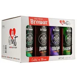 Уценка. Набор пива Volynski Browar 4Rest, 4,4-5,8%, 6 л (12 шт. по 0,5 л)