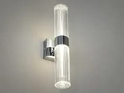 Бра настінне LED Diasha F3018HR, 5W, 220V, 275 лм, хром, акриловий плафон, сучасний стиль для дому - мініатюра 4