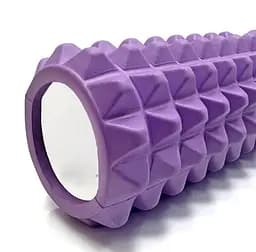Масажний ролик (роллер) PowerPlay 4406 EVA Massage Roller Фіолетовий 45x12 см (PP_4406_Purple) - мініатюра 3