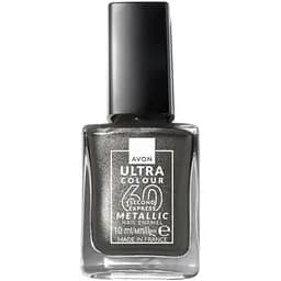Швидковисихаючий лак для нігтів Avon УльтраКолір за 60 секунд з металевим ефектом Graphite Elegance 10ml (158511375)