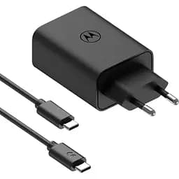 Мережевий зарядний пристрій Motorola TurboPower 50W Black + Сable Type-C to Type-C Black [SJMC502] [117775] - мініатюра 3