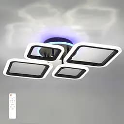Люстра світлодіодна акрилова / Стельовий LED-світильник X-595 - мініатюра 4