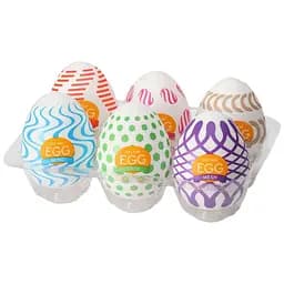 Набір мастурбаторів-яєць Tenga Egg Wonder Pack 6 яєць