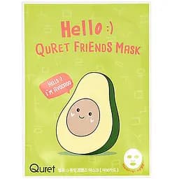 Маска для обличчя Quret Hello Friends живильна 25 г
