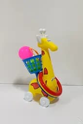 Набір дитячий "№ 5 Кільцекид Жираф" 1105 BAMSIC, в сітці (4820123762724) Жовтий