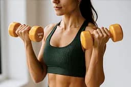 Гантелі для фітнесу вінілові круглі York Fitness 2х2кг жовтий - мініатюра 5