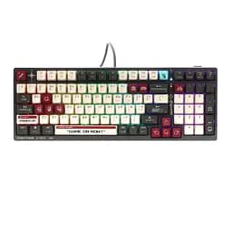 Клавіатура бездротова Bloody WS98 Pixels Red