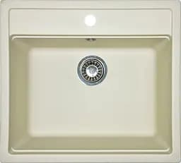 Кухонная мойка Adamant STEP ivory 565x500x190 мм, без крыла 56,5 см