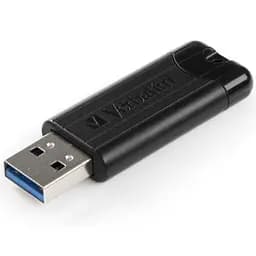 USB флеш накопичувач Verbatim 32GB PinStripe Black USB 3.0 (49317) - мініатюра 4