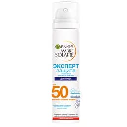Сонцезахисний сухий спрей для обличчя Garnier Ambre Solaire, SPF 50+, 75 мл