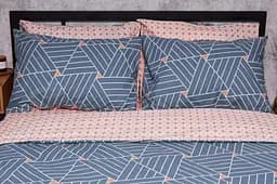 Набор наволочек Moon&Star Бязь Gold Люкс Petroleum 50х50 см 2 шт