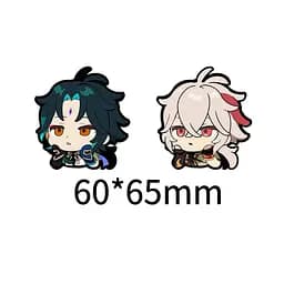 Голографічна наклейка Геншин Genshin Impact