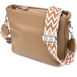 Женская кожаная сумка Vintage на плечо для повседневной носки 22х17.5х7.5 см sum0027580