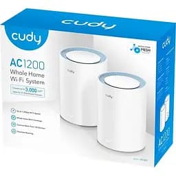 Система WiFi Cudy M1200(2-pack), AC1200 Wi-Fi Mesh Solution (M1200(2-PACK))