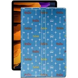 Чохол StatusCASE з екошкіри для планшету Samsung Galaxy Tab S7 Plus Фешн блакитний