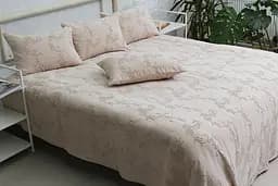 Покривало з наволочками PrimaTeks Gloria beige 160х240 см pbe0042942 - мініатюра 3