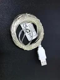 Гірлянда Sun Lamp крапля роси usb 200 led 20 м c USB для 5 v оптом біле світло - мініатюра 4