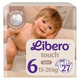 Підгузки Libero Touch 13-20 кг розмір 6 27 шт.