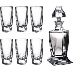 Набор для водки Bohemia Quadro 7 предметов (024-045)