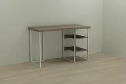 Комп'ютерний стіл Ferrum-decor Кевін 75x120x70 білий ДСП Дуб Сонома Труфель 32мм (FRD-101284)