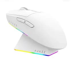 Мишка ігрова бездротова AJAZZ AJ139 V2 MC WHITE - мініатюра 1