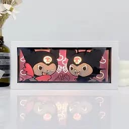 Світильник нічник 3D Хелло Кітті Куромі Hello Kitty Kuromi 20 см NL3D HL K