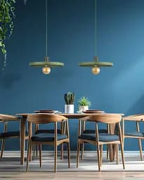 Підвісний світильник, люстра TK Lighting 10762 Sila E27 1x15W IP20 зелений - мініатюра 3