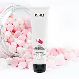 Їстівний лубрикант Nuei Inlube Маршмелоу (100 мл). Водна основа, для орального сексу та солодких пестощів - мініатюра 2
