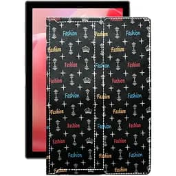 Чохол StatusCASE з екошкіри для планшету Blackview Tab 9 2021 Фешн чорний