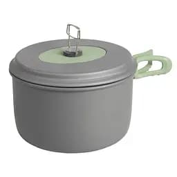 Набір посуду Bo-Camp Explorer XL 4 Pieces Hard Anodized Grey/Green (2200249), Сірий - мініатюра 4