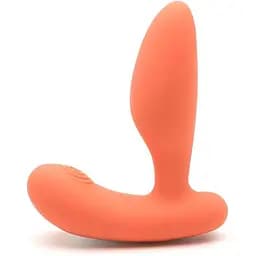 Вибропробка и массажер простаты 2-в-1 KisToy Gordon Orange