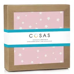 Пелюшка багаторазова Cosas непромокаюча Starfall Rose 100x140 см, рожева