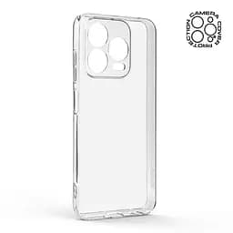 Прозрачный чехол для ZTE Nubia V70 Design 4G/V70 Vita 4G с защитой камеры, тонкий, силиконовый, бесцветный, ударопрочный, противоударный бампер с закрытой камерой, ArmorStandart (ARM82960) - мініатюра 2