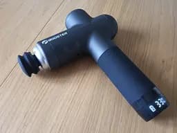 Перкусійний масажний пістолет Booster Lightsaber тригерних точок Massage Gun - мініатюра 9