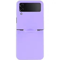 Чохол Foldables Silicone Cover Lakshmi (AAA) для Samsung Galaxy Z Flip4 Бузковий / Dasheen - мініатюра 2