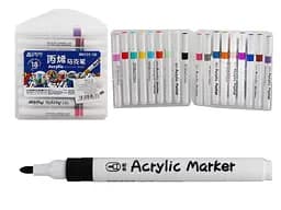 Набор скетчмаркеров акриловых Aodemei Art, 18 цветов, пластиковый бокс, 6131-18M