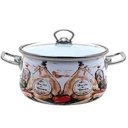 Кастрюля Idea Home Olive Olio 2239 с крышкой, 24 см, 6.5 л (6832918)