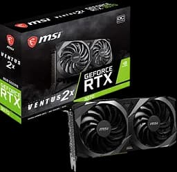 Відеокарта GeForce RTX 3070 8GB MSI Ventus 2X OC (RTX 3070 VENTUS 2X OC) Б/В