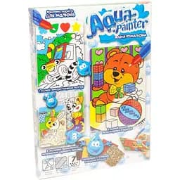Детский набор для творчества Danko Toys Aqua Painter Мишка с кубиками водная раскраска (AQP-01-06U)