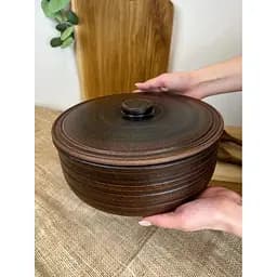 Супник 2.5 літра керамічний (глиняний) гладкий