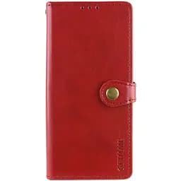 Шкіряний чохол-книжка GETMAN Gallant (PU) для Xiaomi Redmi Note 14 4G (Europe version) Червоний