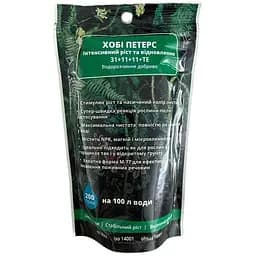 Мінеральне водорозчинне добриво Engo Хобі Петерс інтенсивне зростання та відновлення 31-11-11-TE 200 г (181438)