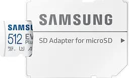 Карта пам'яті Samsung microSDXC Evo Plus 512GB UHS-I U3 V30 A2 + SD Adapter [MB-MC512KA] [84530] - мініатюра 5