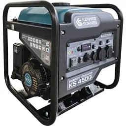 Генератор Інверторний KonnerSohnen KS 4500i, 230В, 4.5кВт, ручний стартер, 33кг / 3800 Вт / Бензин (KS4500I)