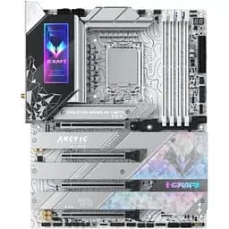 Материнська плата Maxsun iCraft LGA1851, Z890 ARCTIC, Z890, 4xDDR5, Int.Video(CPU), 4xSATA3, 1xPCI-E 16x 5.0, 1x PCI-E 8x 5.0, 2xPCI-E 4x 4.0, 4xM.2, RTL8126, 9xUSB3.2, 2xType-C, DP/HDMI, WIFI7+BT5.4, 16 Phase, Debug, ARGB, ATX