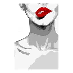 Открытка Red lips