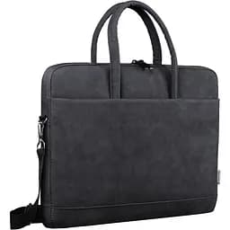 Сумка для ноутбука 15.6'' Defender Trendy з кишенею, шкіра, чорна - мініатюра 2