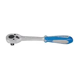 Тріскачка 1/4" з карданом рифлена рукоятка 5-1/8"