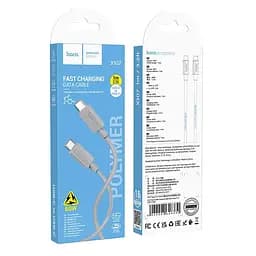 Кабель Hoco Type-C to Type-C Favor charging data cable X107 1 м 60W - мініатюра 3